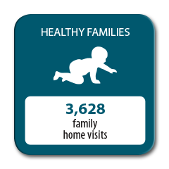 3628 family home visits completed in 2016